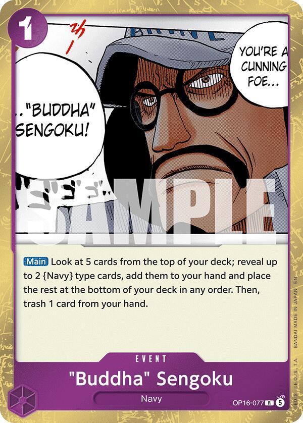 "Buddha" Sengoku OP16-077 (The Time of Battle) - Foil