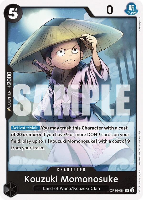 Kouzuki Momonosuke OP16-084 (The Time of Battle)