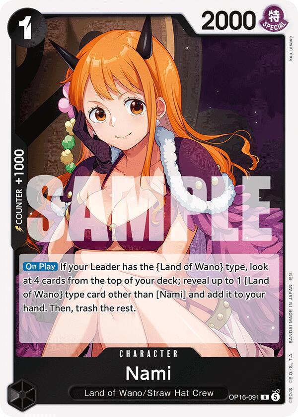 Nami OP16-091 (The Time of Battle) - Foil