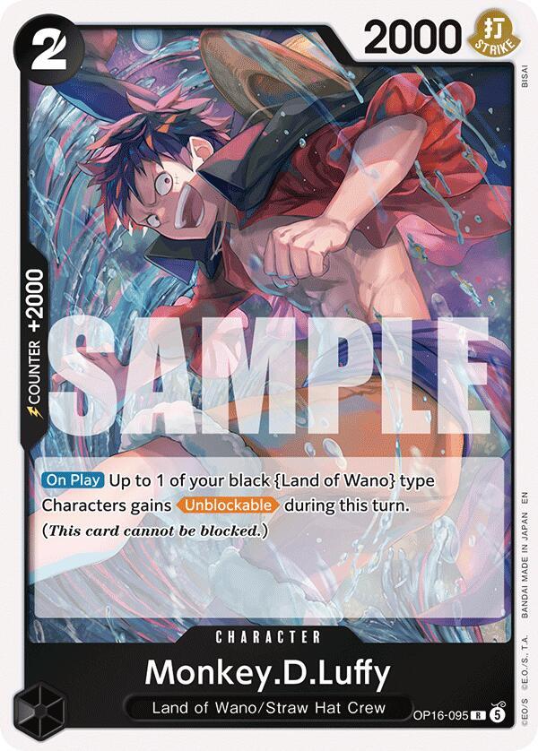 Monkey.D.Luffy OP16-095 (The Time of Battle) - Foil