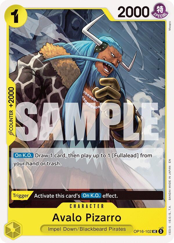 Avalo Pizarro OP16-102 (The Time of Battle)