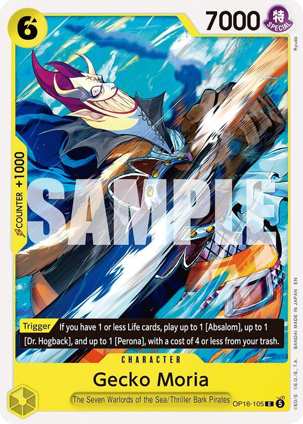 Gecko Moria OP16-105 (The Time of Battle)
