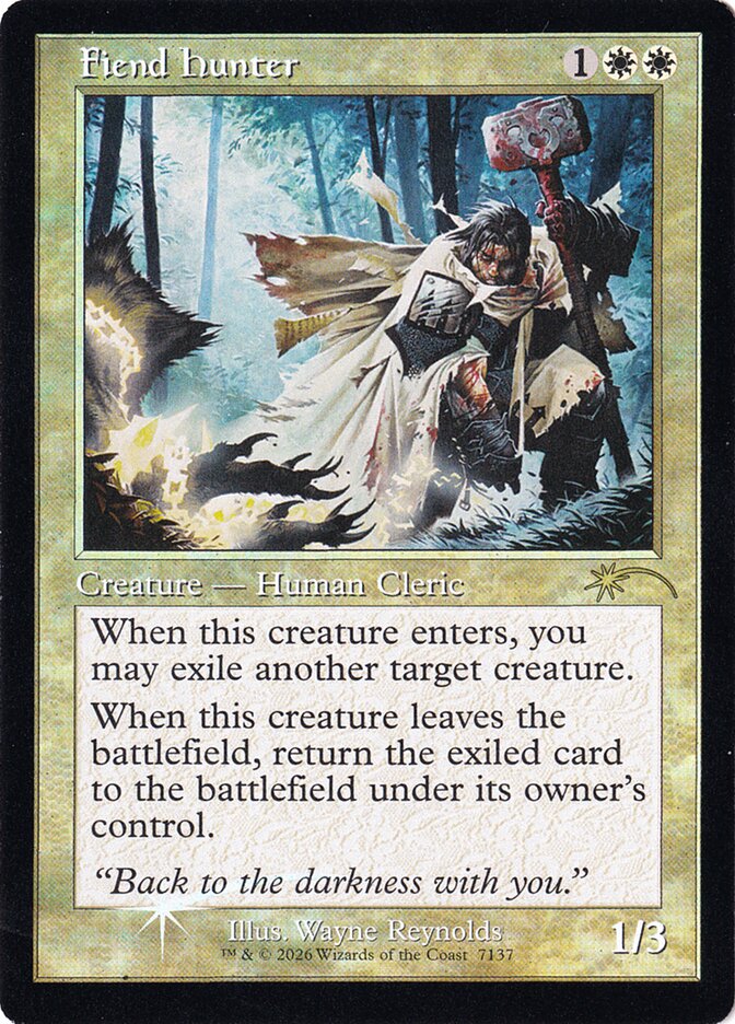 Fiend Hunter 7137 (Secret Lair Drop Series) - Retro Foil