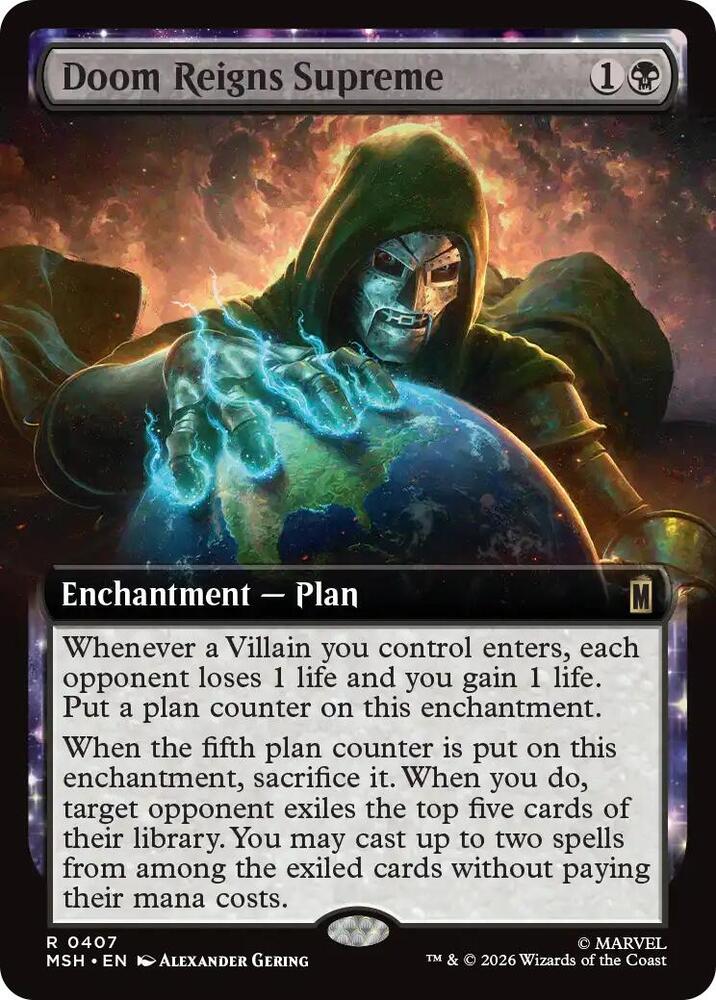 Doom Reigns Supreme Extended Art 407 (Marvel Super Heroes) - Extended Art