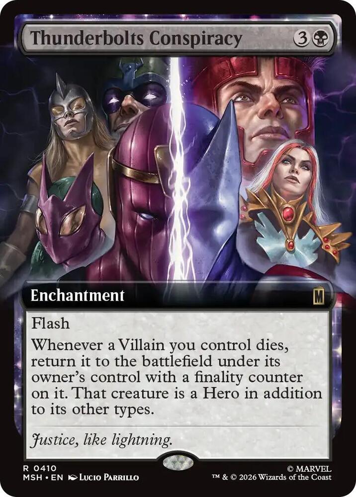 Thunderbolts Conspiracy 410 (Marvel Super Heroes) - Extended Art Foil