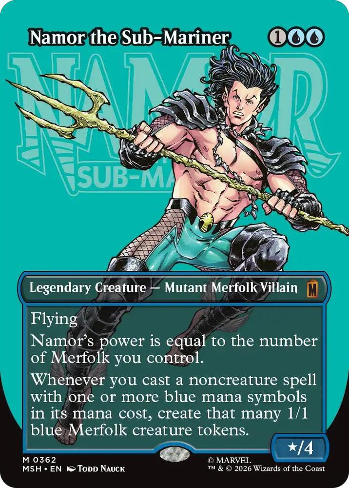 Namor the Sub-Mariner 362 (Marvel Super Heroes) - Borderless