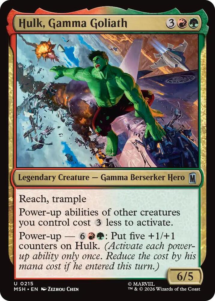Hulk, Gamma Goliath 215 (Marvel Super Heroes) - Foil