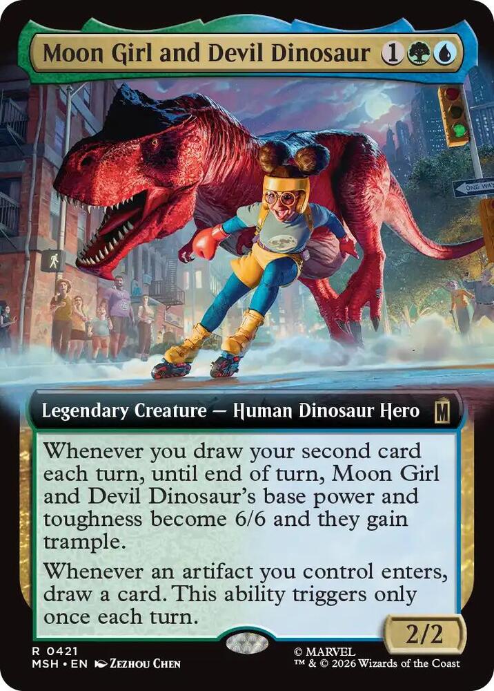Moon Girl and Devil Dinosaur 421 (Marvel Super Heroes) - Borderless