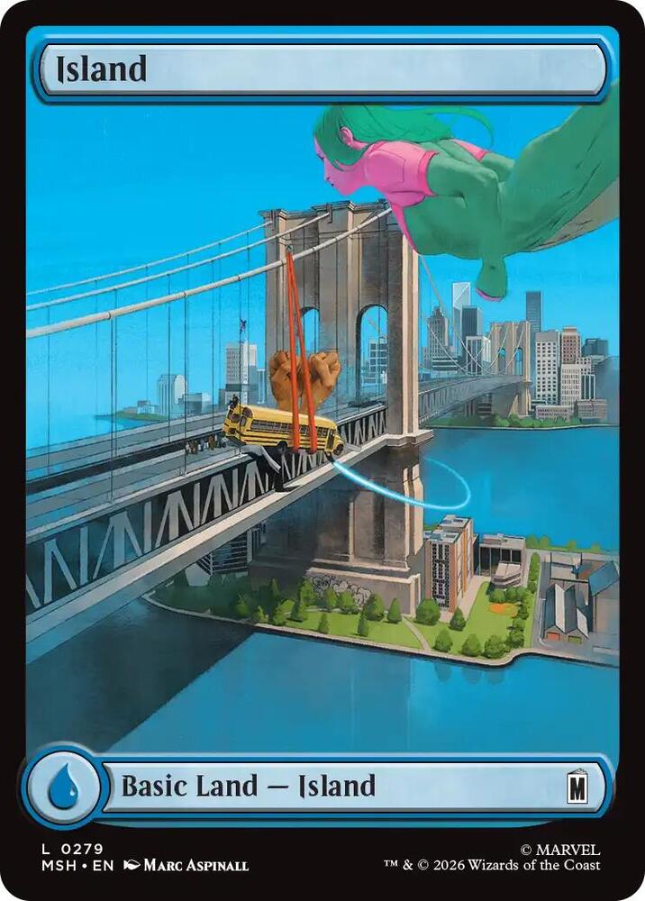 Island 279 (Marvel Super Heroes) - Foil