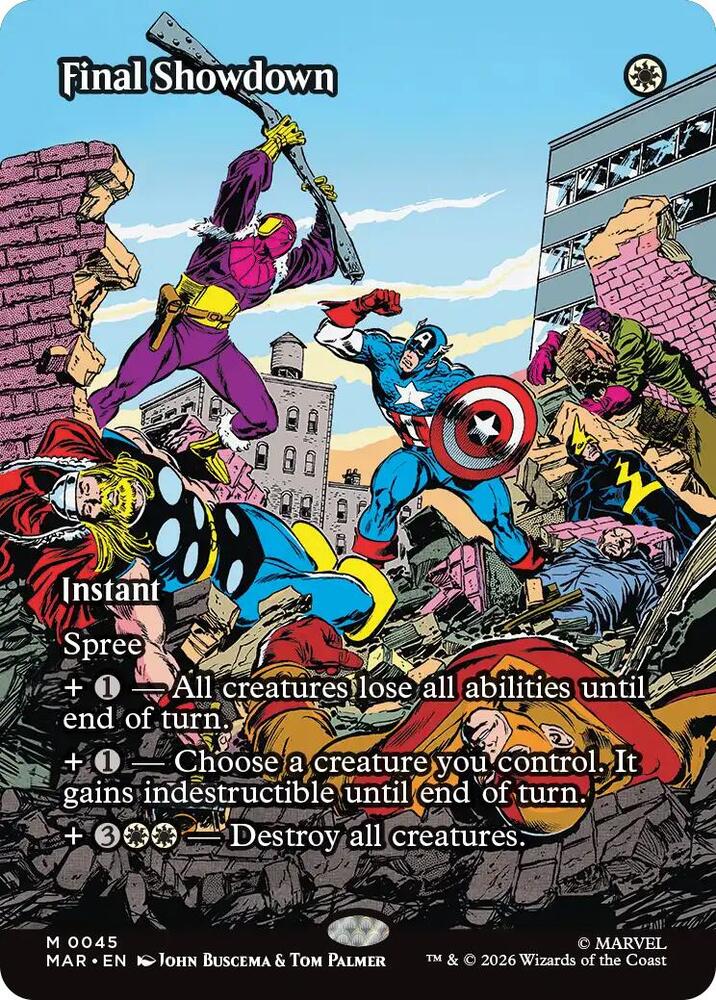 Final Showdown 45 (Marvel Universe Eternal-Legal) - Borderless