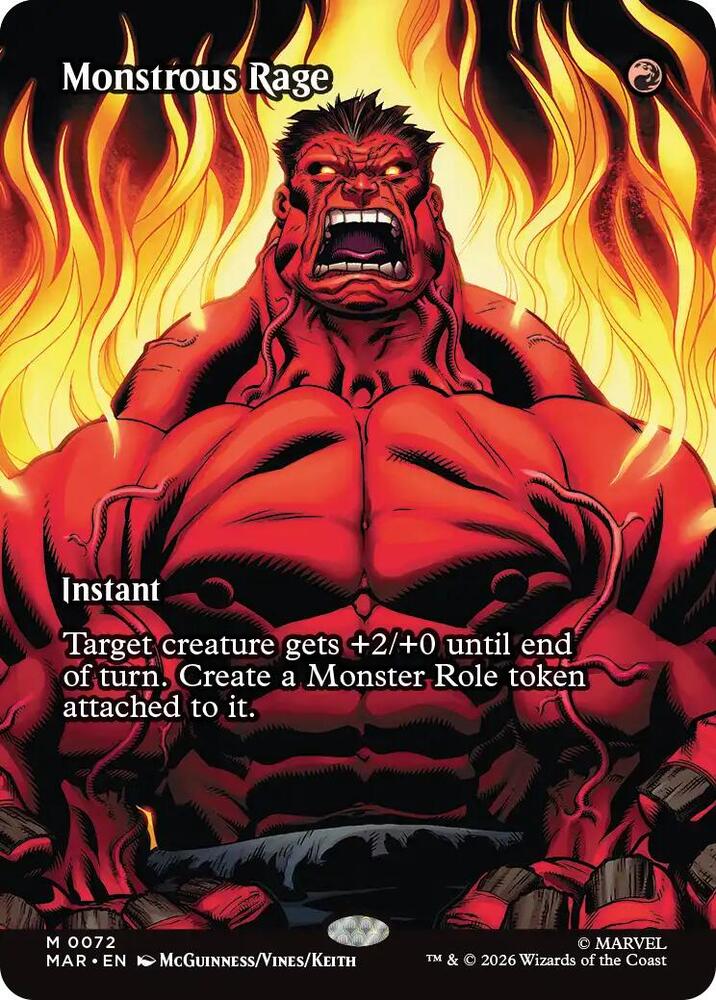 Monstrous Rage 72 (Marvel Universe Eternal-Legal) - Borderless