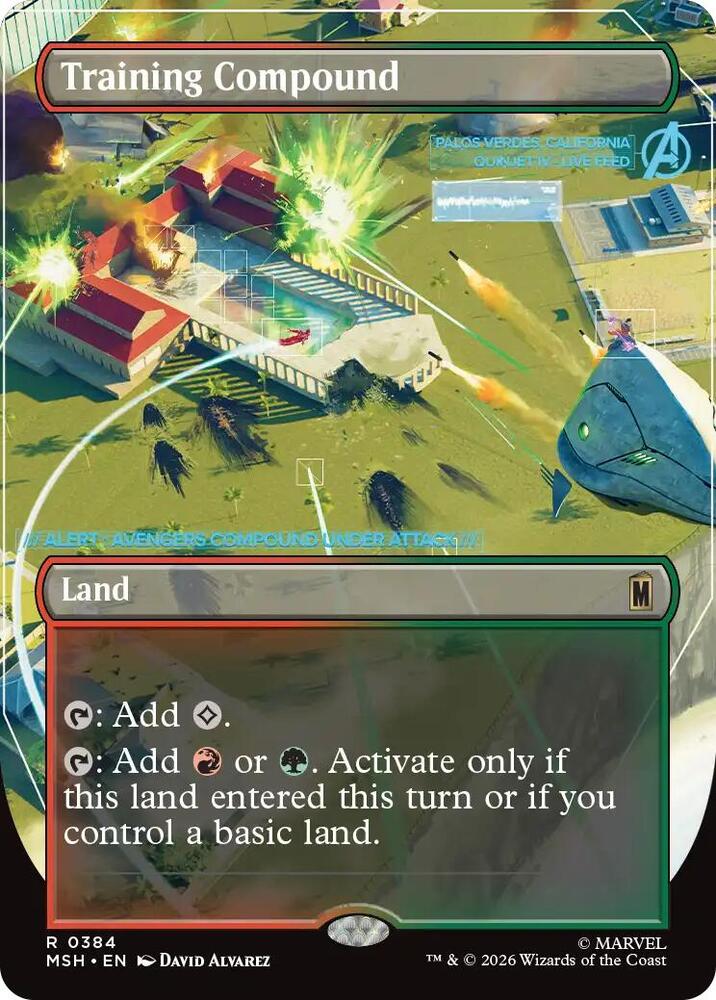 Training Compound 384 (Marvel Super Heroes) - Borderless
