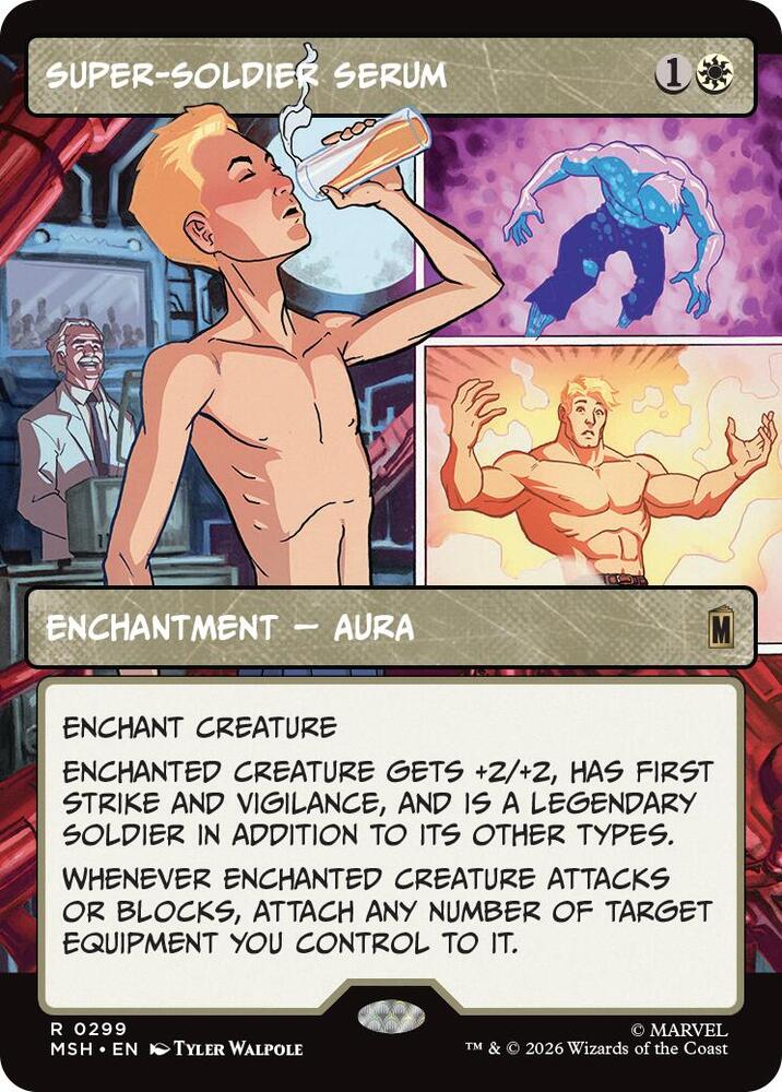 Super-Soldier Serum 299 (Marvel Super Heroes) - Showcase Foil