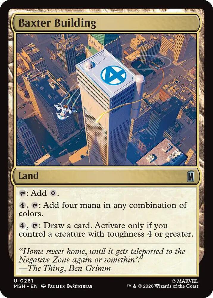 Baxter Building 261 (Marvel Super Heroes) - Foil