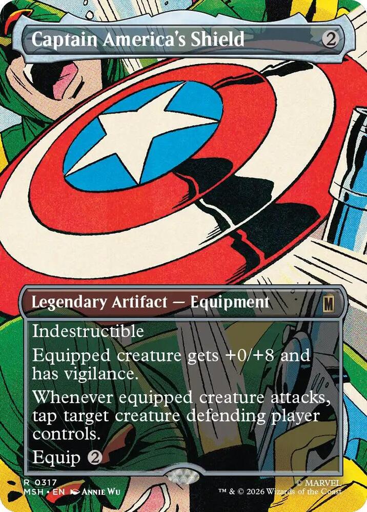 Captain America's Shield 317 (Marvel Super Heroes) - Borderless