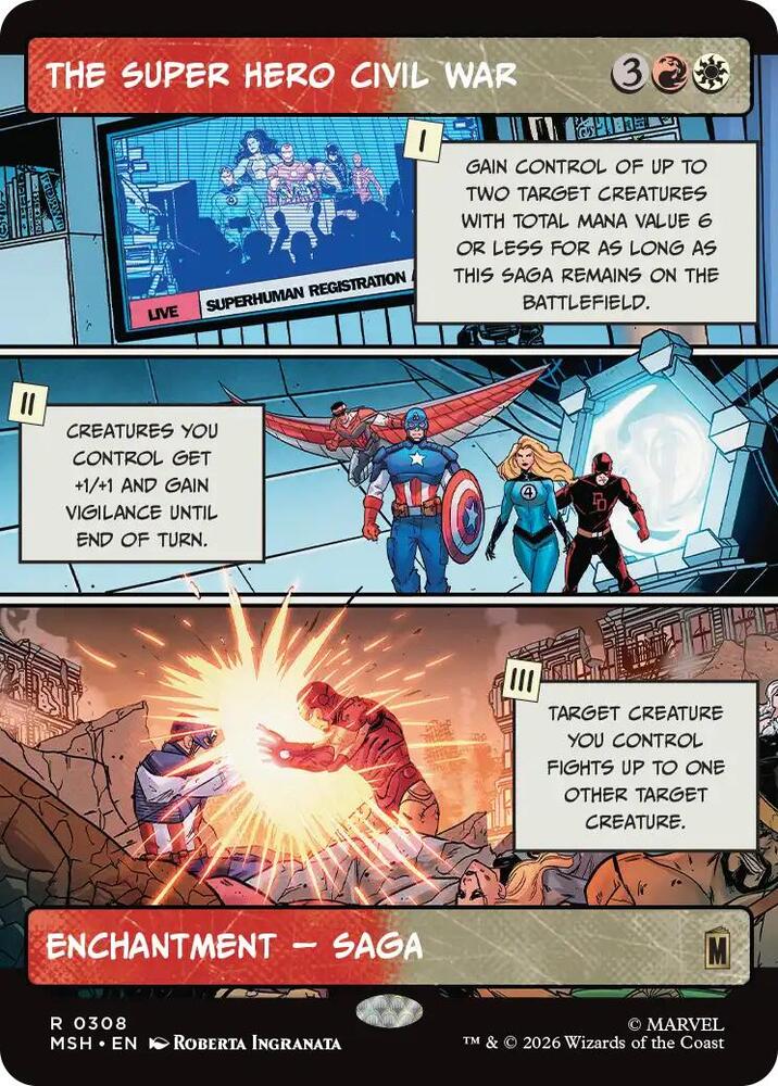 The Super Hero Civil War 308 (Marvel Super Heroes) - Showcase