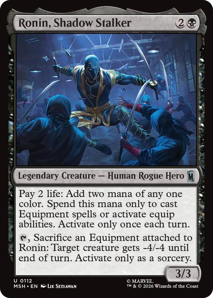 Ronin, Shadow Stalker 112 (Marvel Super Heroes) - Foil