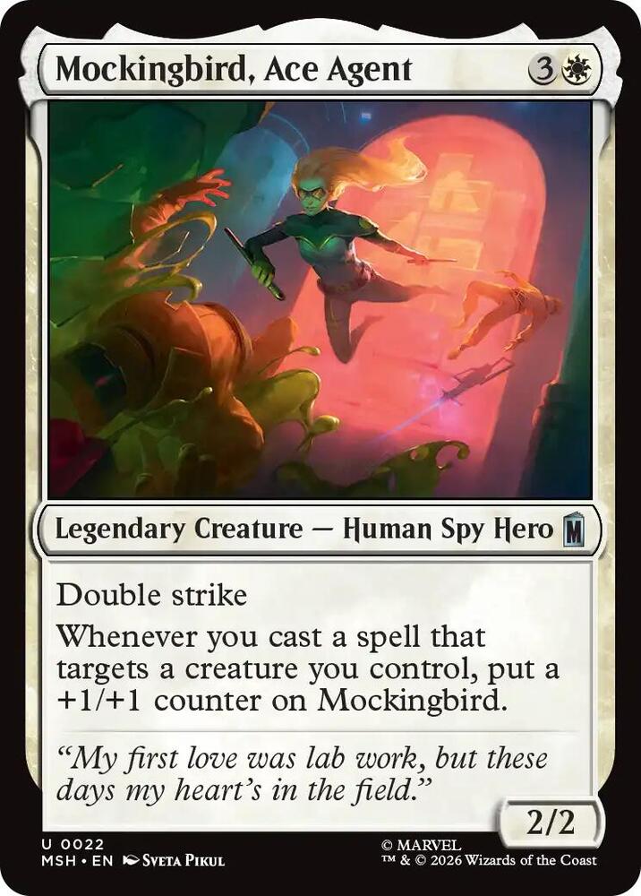 Mockingbird, Ace Agent 22 (Marvel Super Heroes) - Foil