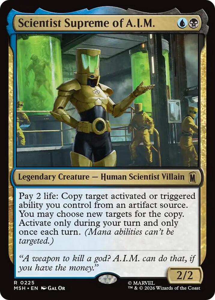 Scientist Supreme of A.I.M. 225 (Marvel Super Heroes) - Foil