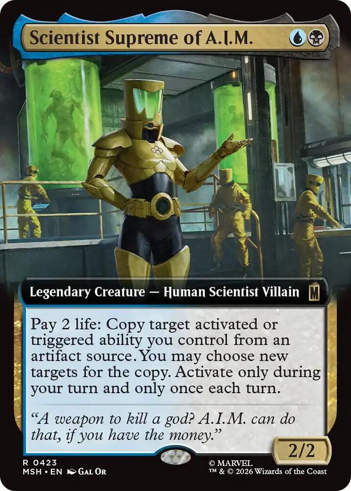 Scientist Supreme of A.I.M. 423 (Marvel Super Heroes) - Extended Art Foil