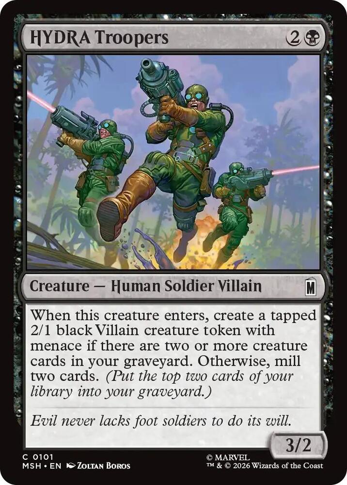 HYDRA Troopers 101 (Marvel Super Heroes) - Foil
