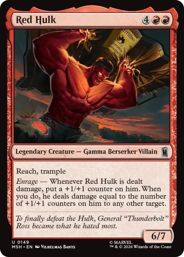 Red Hulk 149 (Marvel Super Heroes) - Foil