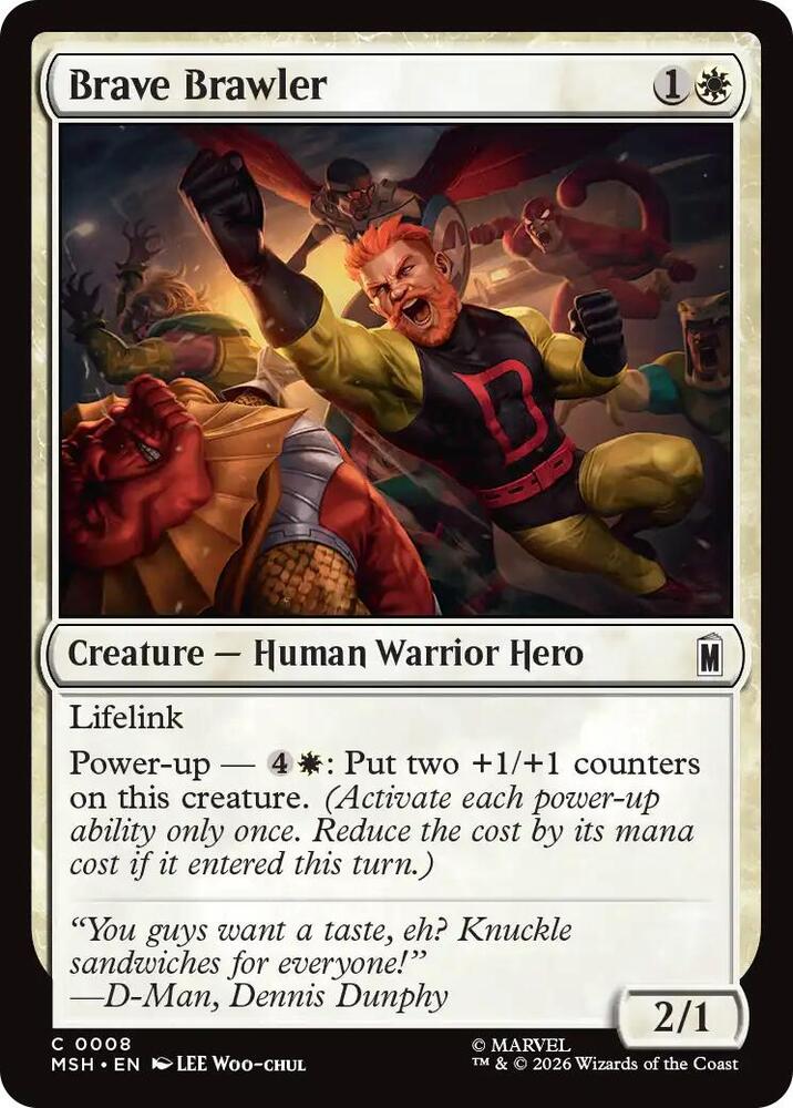 Brave Brawler 8 (Marvel Super Heroes) - Foil