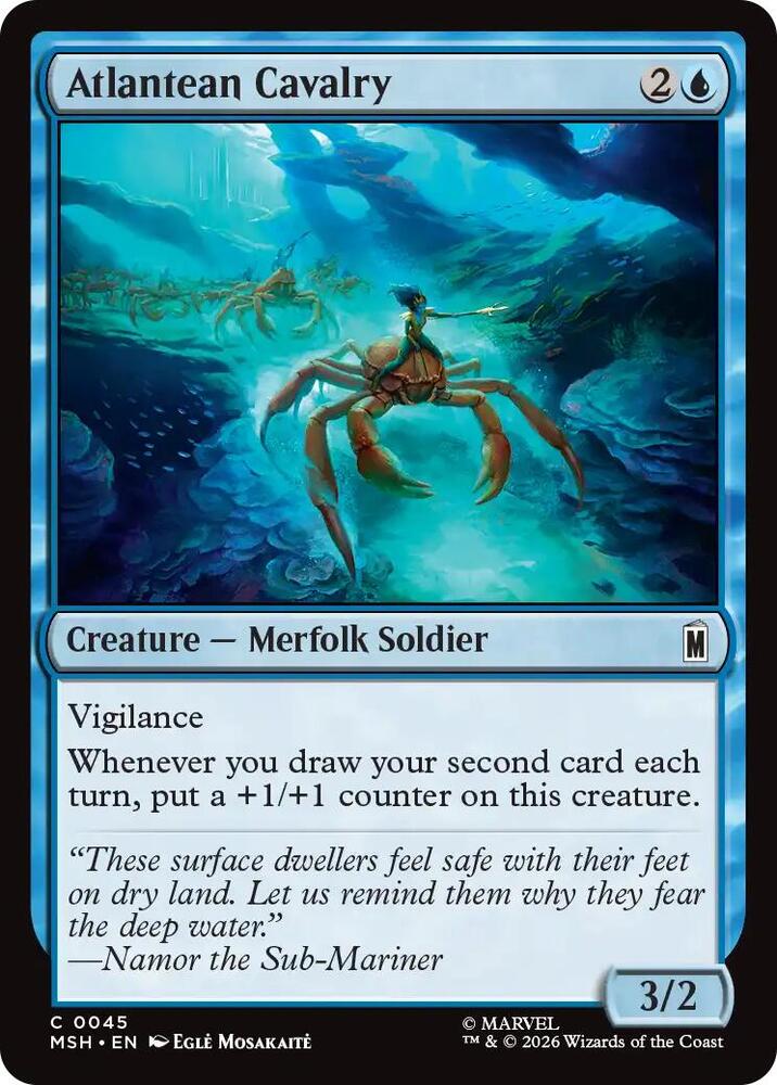 Atlantean Cavalry 45 (Marvel Super Heroes) - Foil