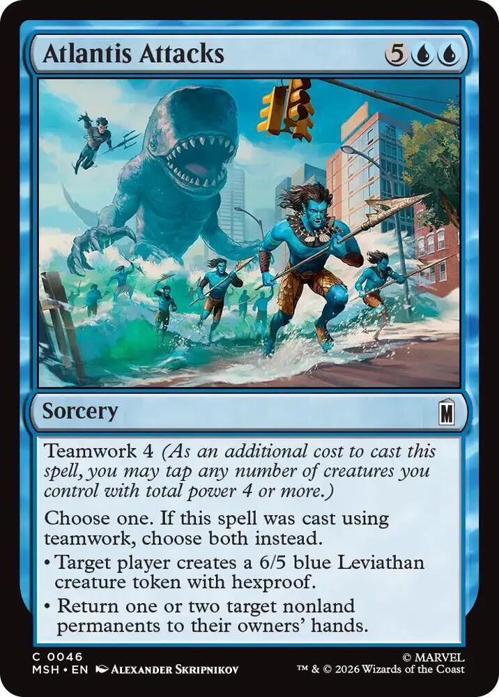 Atlantis Attacks 46 (Marvel Super Heroes) - Foil