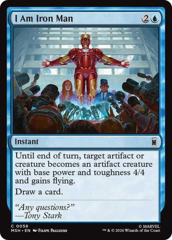 I Am Iron Man 58 (Marvel Super Heroes) - Foil