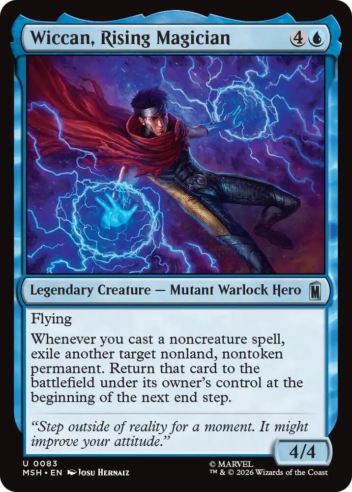 Wiccan, Rising Magician 83 (Marvel Super Heroes) - Foil
