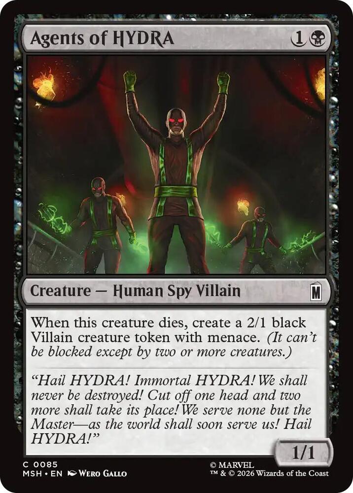 Agents of HYDRA 85 (Marvel Super Heroes) - Foil