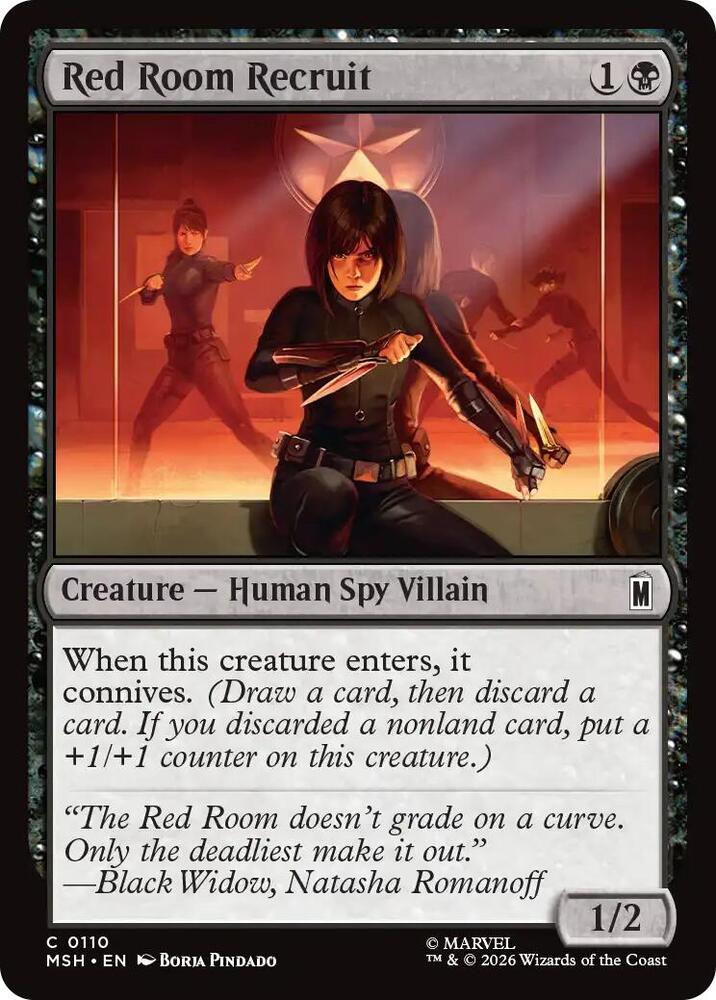Red Room Recruit 110 (Marvel Super Heroes) - Foil