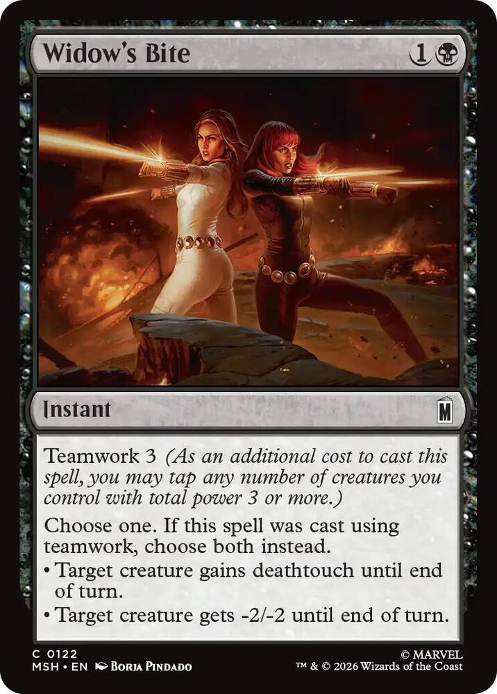 Widow's Bite 122 (Marvel Super Heroes) - Foil
