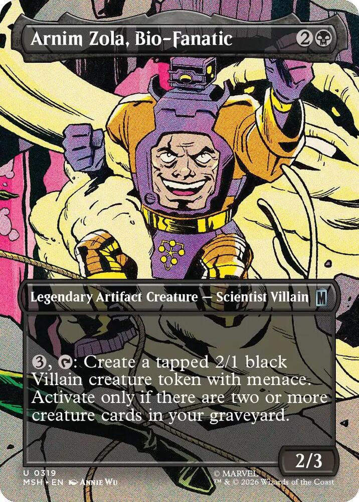 Arnim Zola, Bio-Fanatic 319 (Marvel Super Heroes) - Borderless Foil