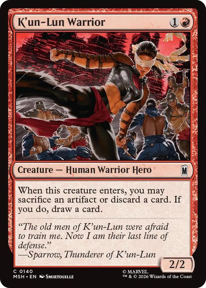 Kun-Lun Warrior 140 (Marvel Super Heroes) - Foil