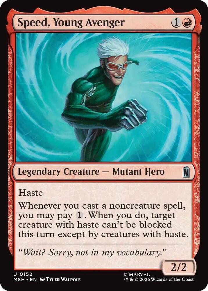 Speed, Young Avenger 152 (Marvel Super Heroes) - Foil