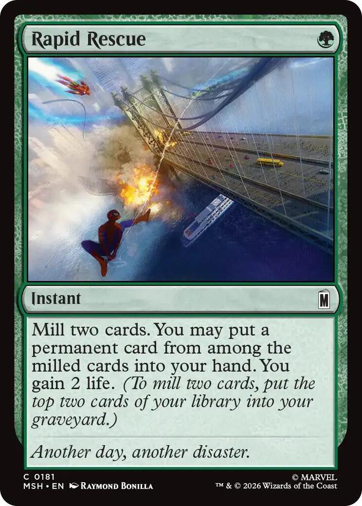 Rapid Rescue 181 (Marvel Super Heroes) - Foil