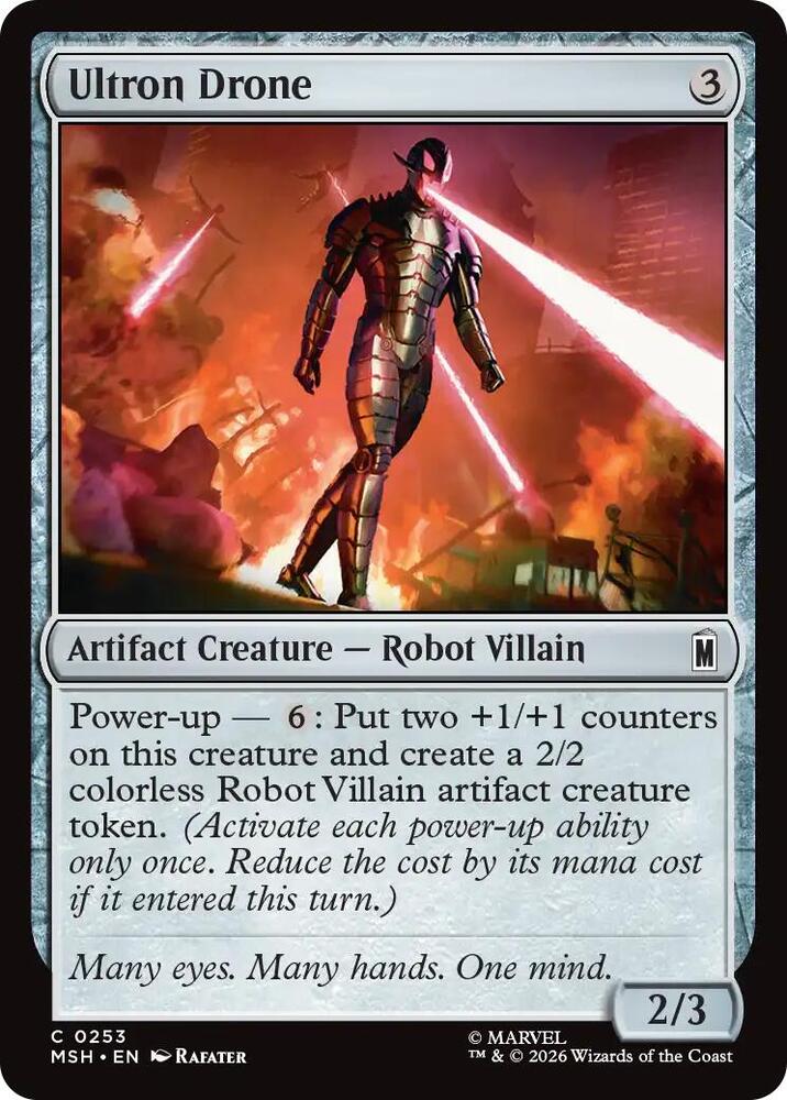Ultron Drone 253 (Marvel Super Heroes) - Foil