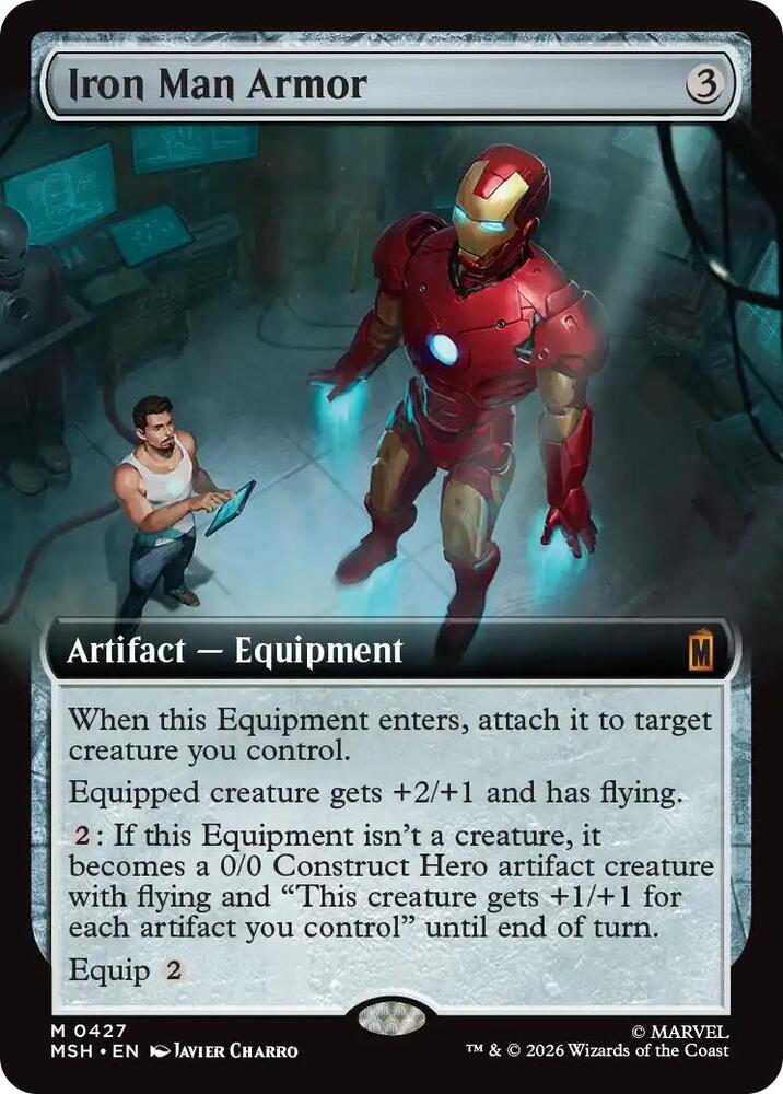Iron Man Armor 427 (Marvel Super Heroes) - Extended Art Foil