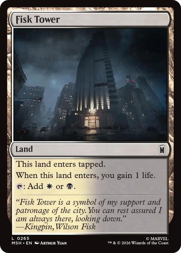 Fisk Tower 265 (Marvel Super Heroes) - Foil