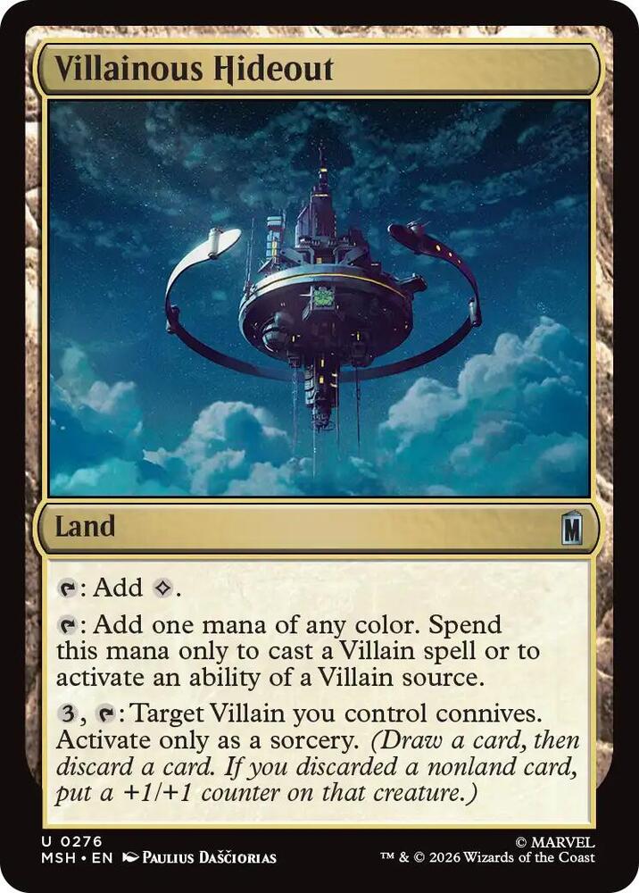 Villainous Hideout 276 (Marvel Super Heroes) - Foil