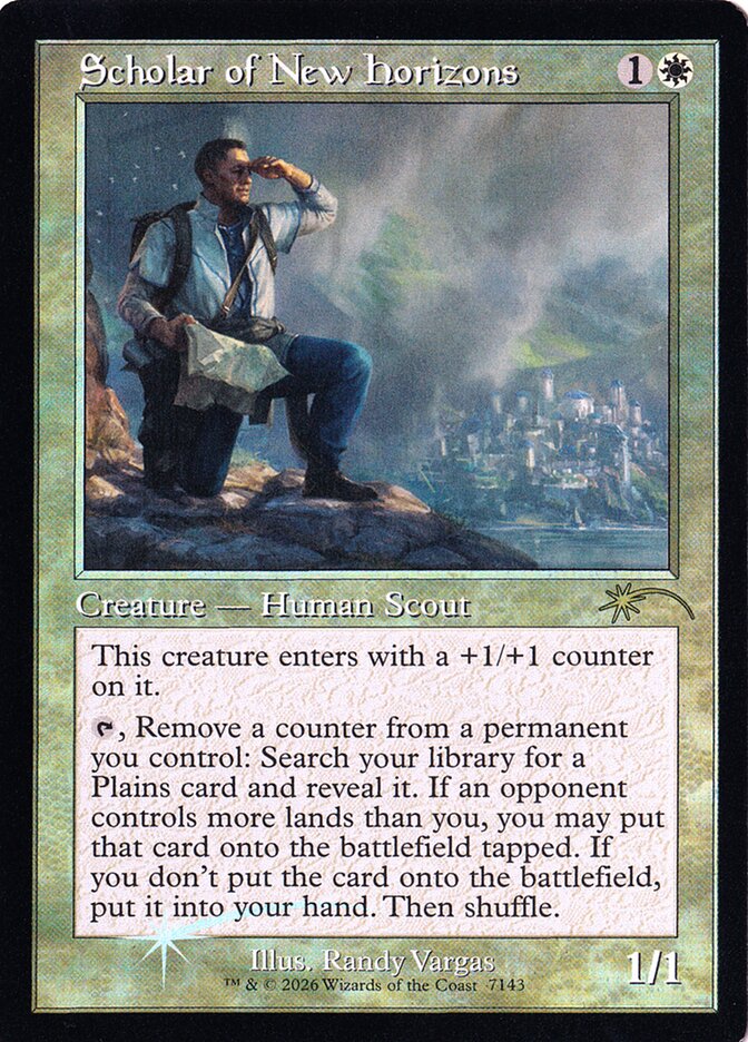 Scholar of New Horizons 7143 (Secret Lair Drop Series) - Retro Foil