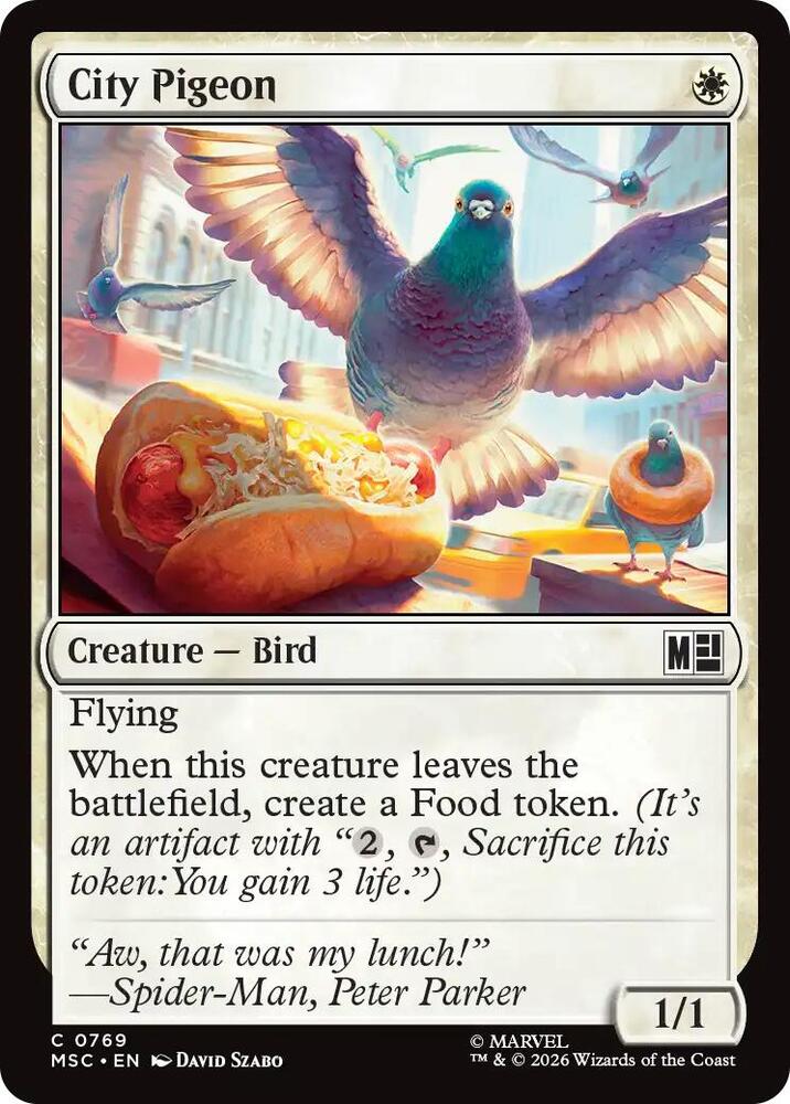 City Pigeon 769 (Commander: Marvel Super Heroes) - Foil