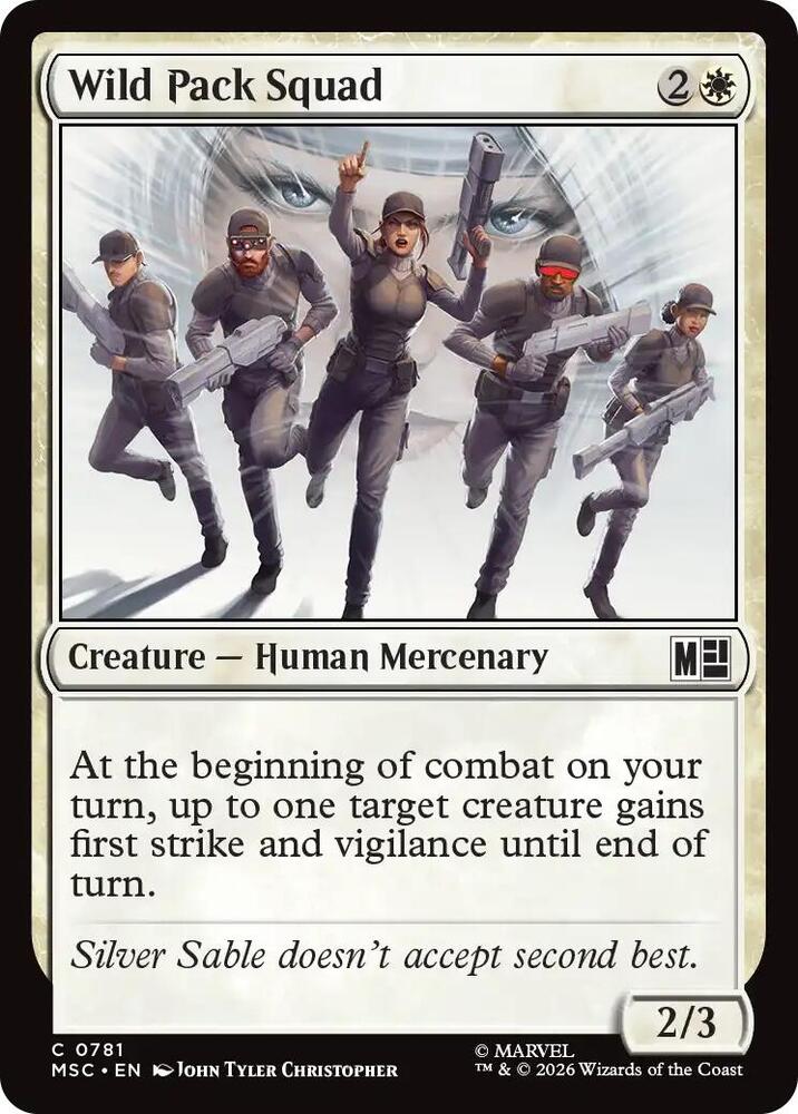 Wild Pack Squad 781 (Commander: Marvel Super Heroes) - Foil