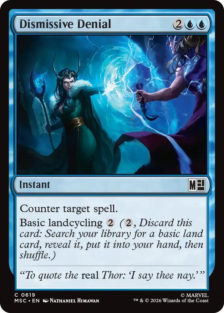 Dismissive Denial 619 (Commander: Marvel Super Heroes) - Foil