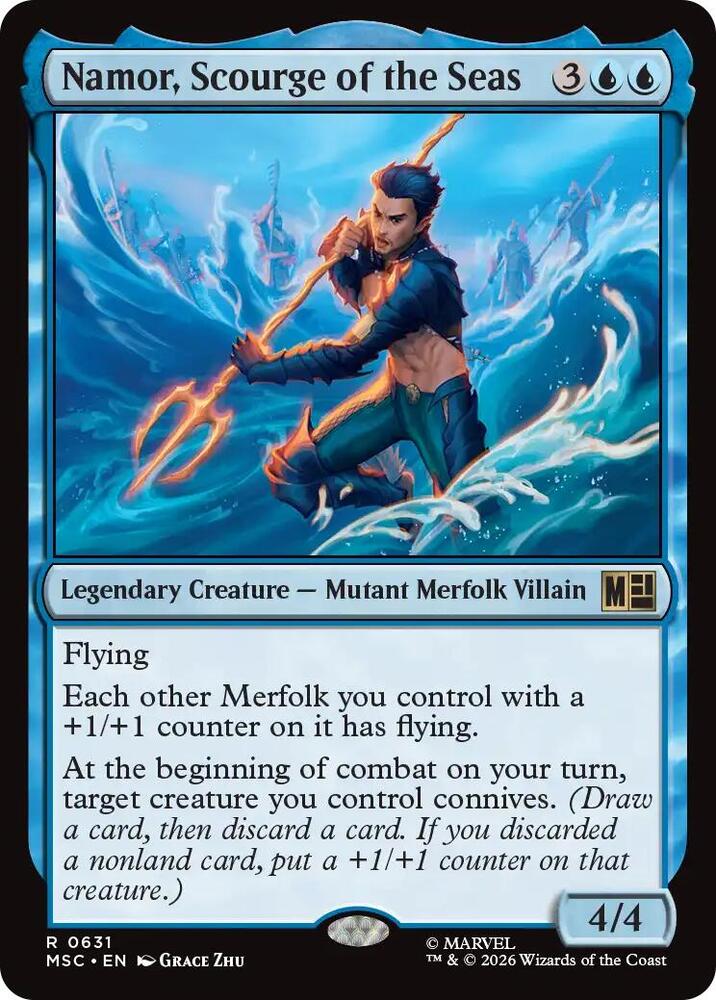 Namor, Scourge of the Seas 631 (Commander: Marvel Super Heroes) - Foil