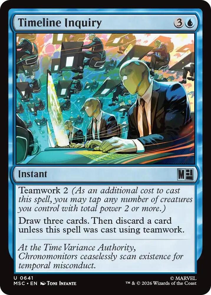 Timeline Inquiry 641 (Commander: Marvel Super Heroes) - Foil