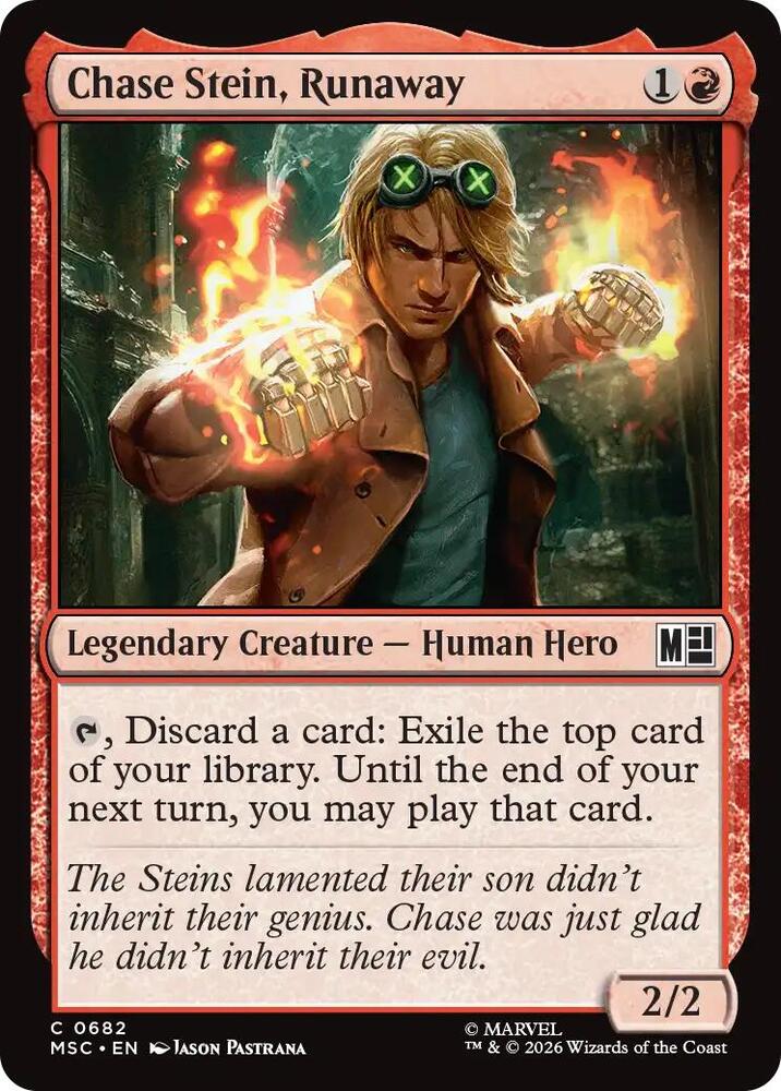 Chase Stein, Runaway 682 (Commander: Marvel Super Heroes) - Foil