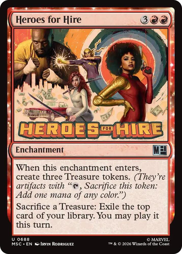 Heroes for Hire 688 (Commander: Marvel Super Heroes) - Foil